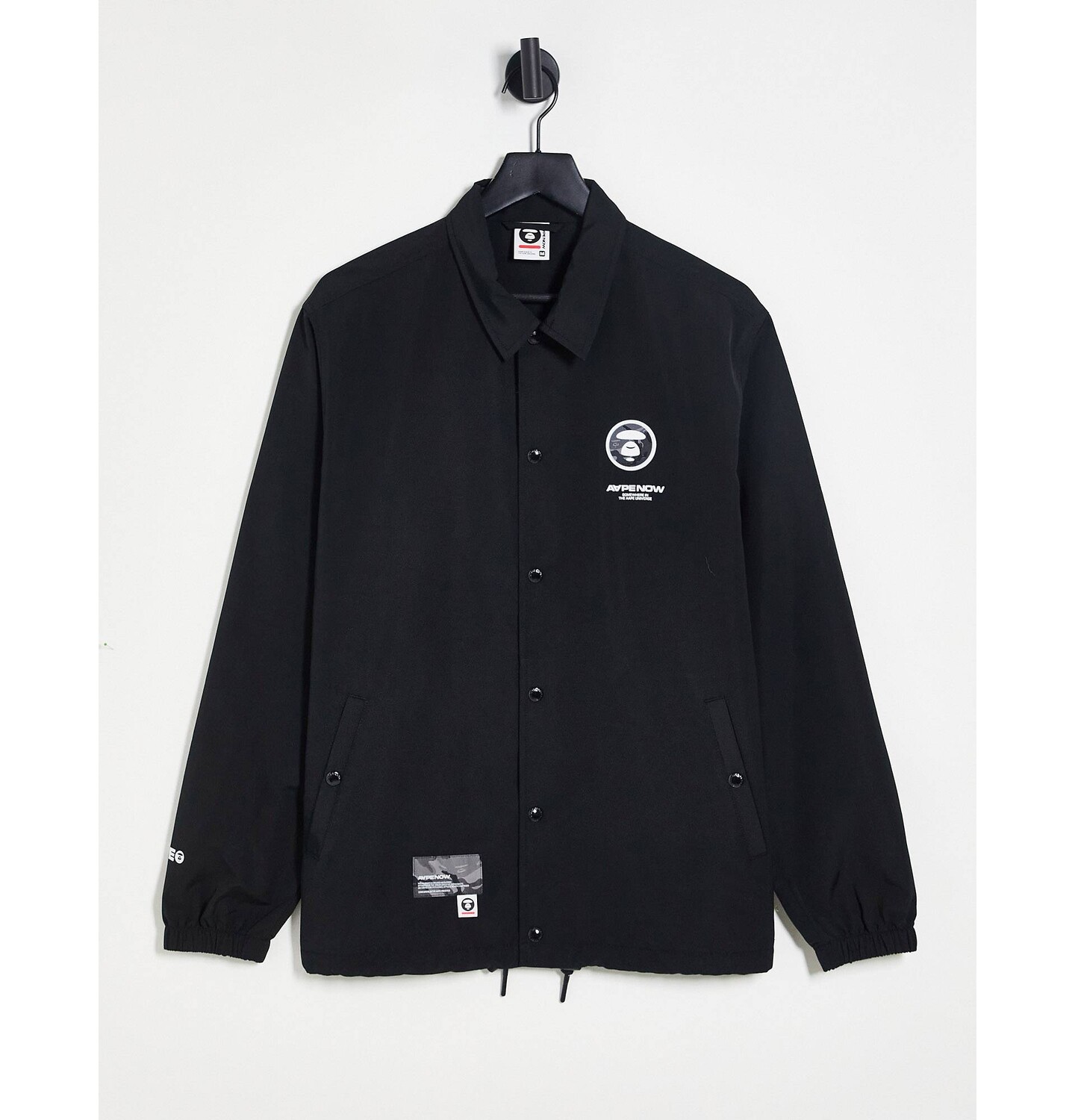 

Черная спортивная куртка Aape By A Bathing Ape AAPE BY A BATHING APE