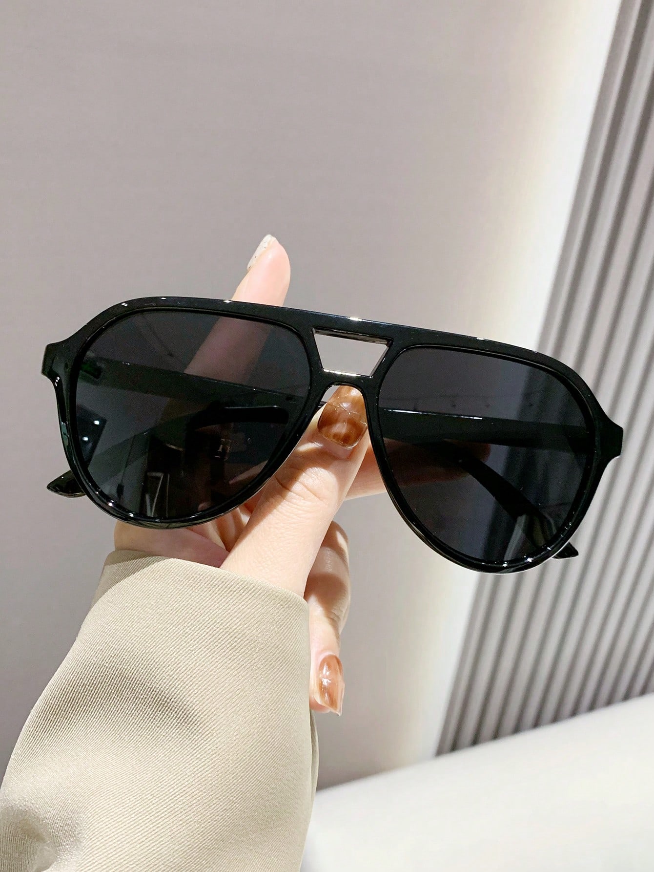 цена Винтажные поляризационные солнцезащитные очки в стиле пилота для мужчин и женщин
