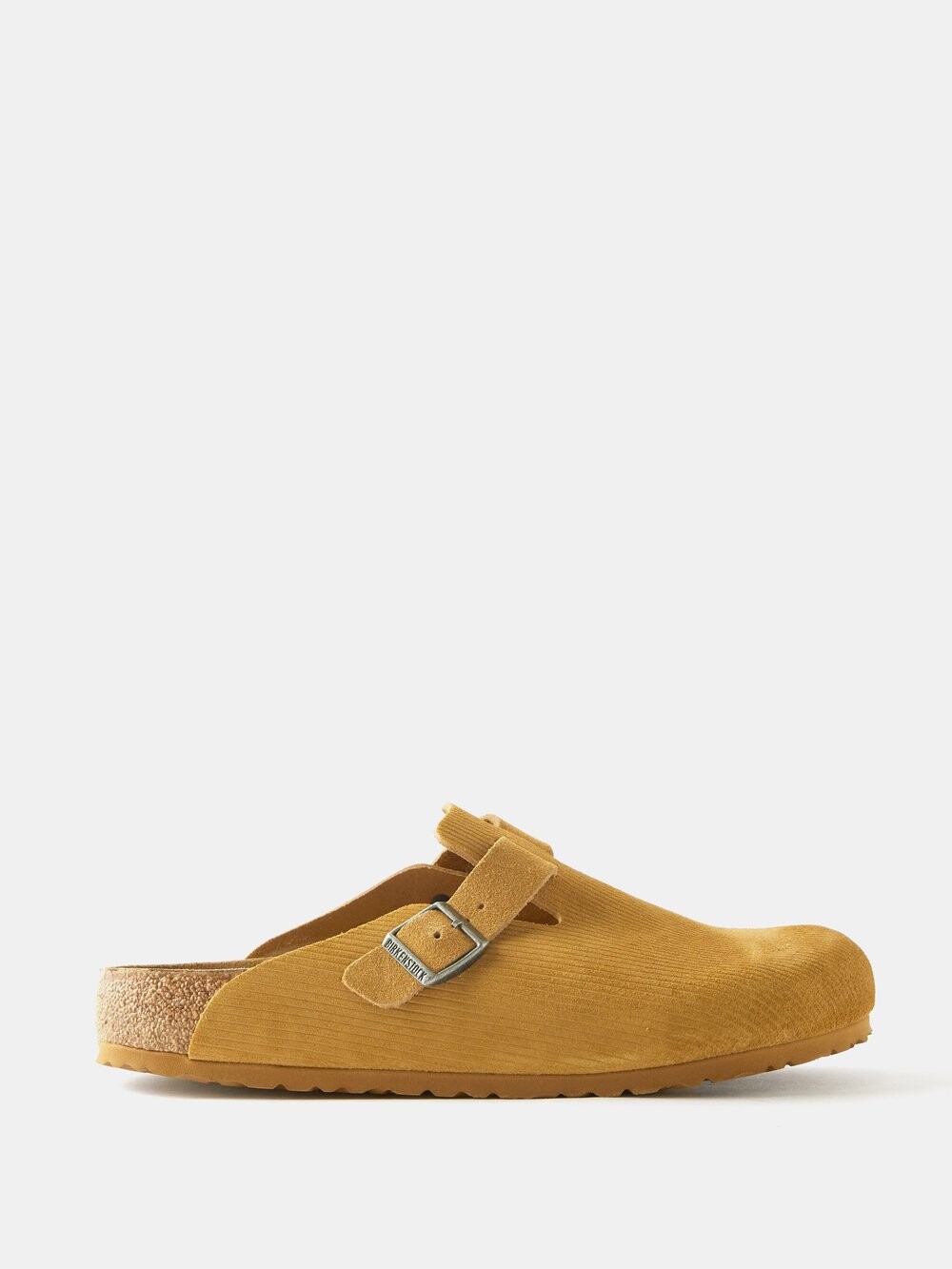 

Сабо boston из тисненой замши Birkenstock, коричневый