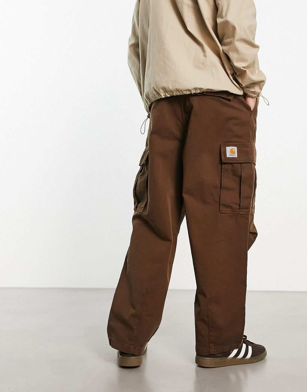 

Коричневые свободные брюки-карго Carhartt WIP Cole