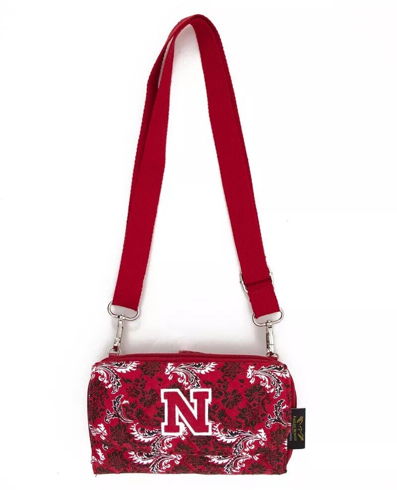 

Стеганый хлопковый кошелек через плечо Eagles Wings Nebraska Cornhuskers