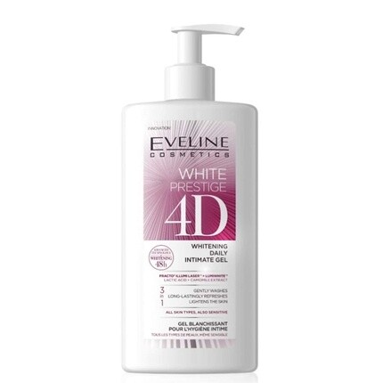 

Eveline White Prestige 4D Ежедневный отбеливающий гель для интимной гигиены 250 мл