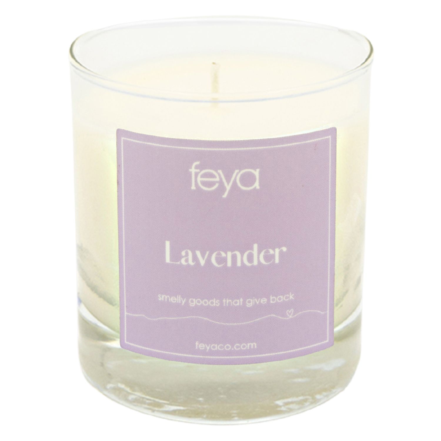 Свечи Feya Lavender, 6,5 унций. Соевая восковая свеча vahine figure candle number 8