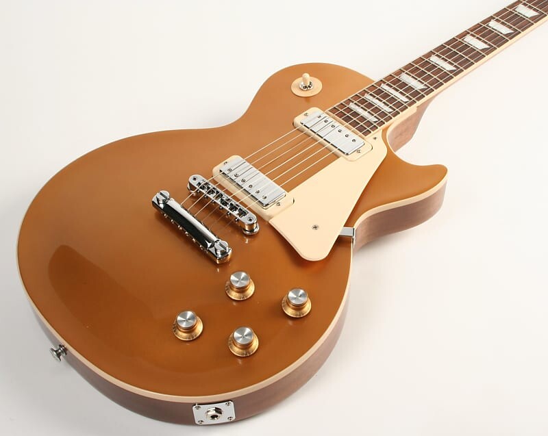 

Электрогитара Gibson Les Paul 70s Deluxe Gold Top SN: 220020471