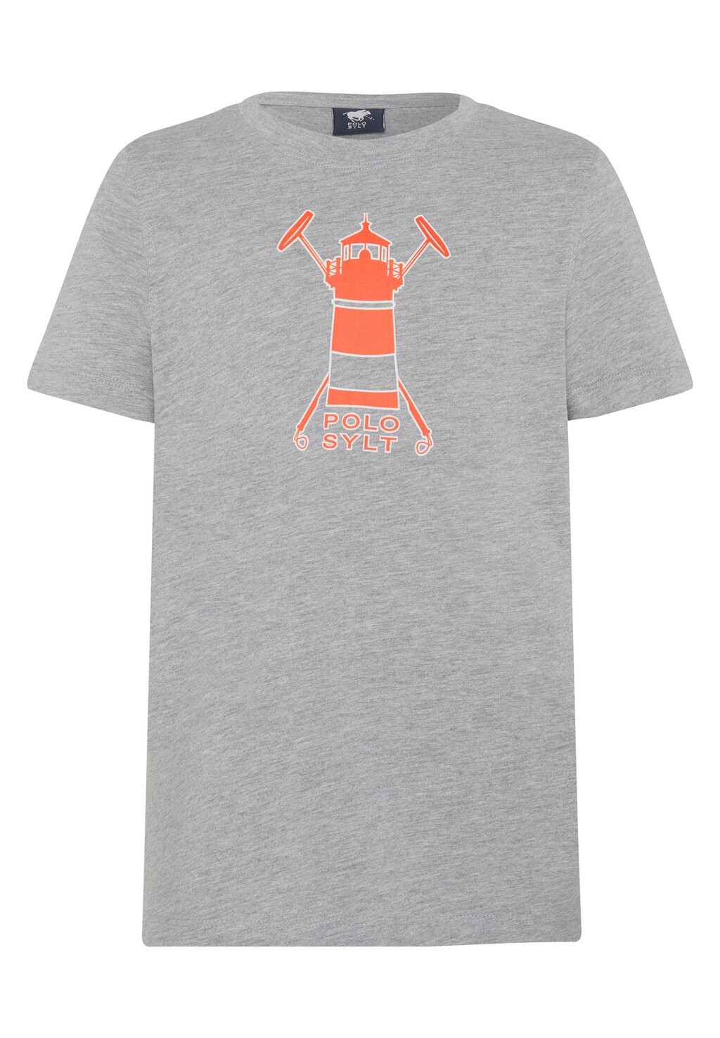 

Футболка с принтом NORMALE PASSFORM Polo Sylt, цвет neutral gray melange