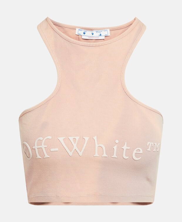 

Укороченный топ Off-White, абрикос