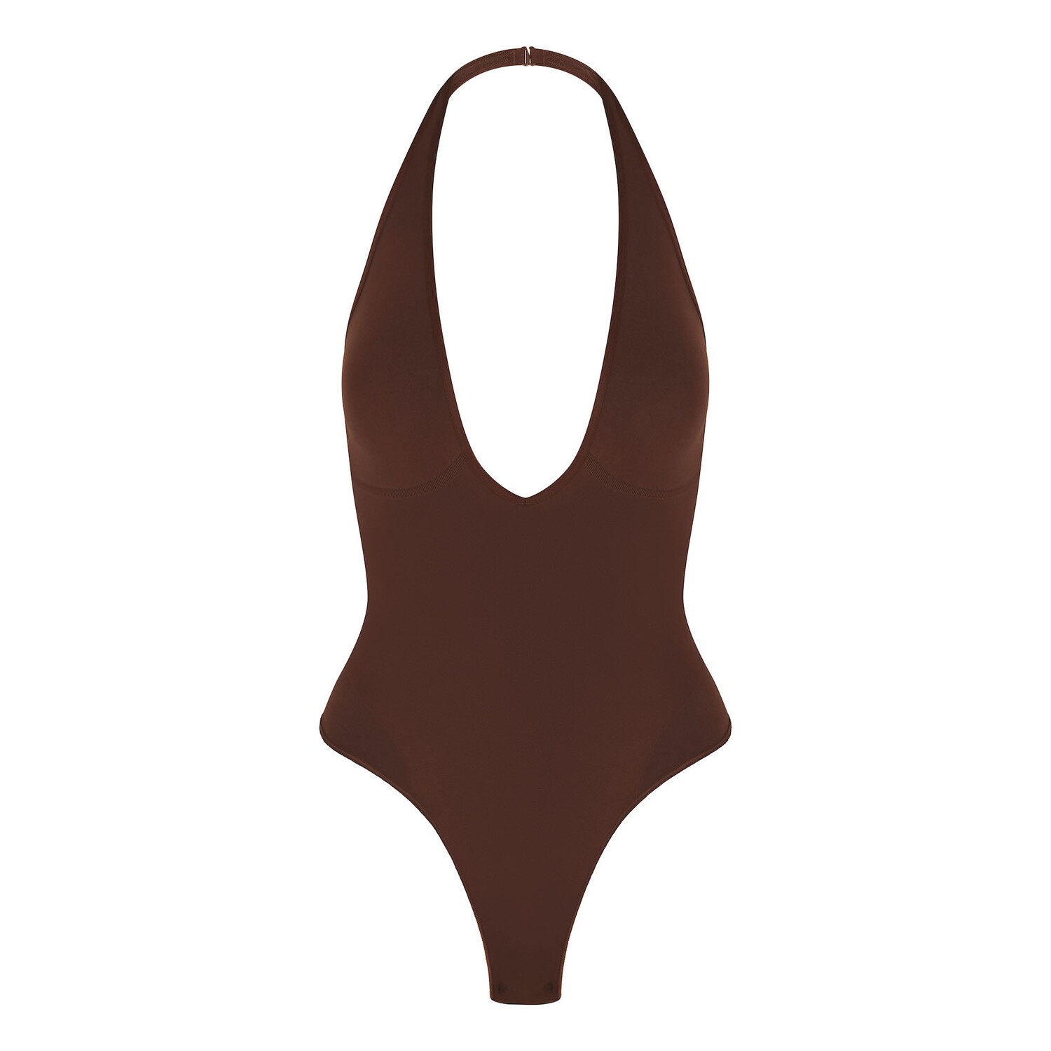 

Боди-стринги с глубоким вырезом SKIMS, цвет cocoa