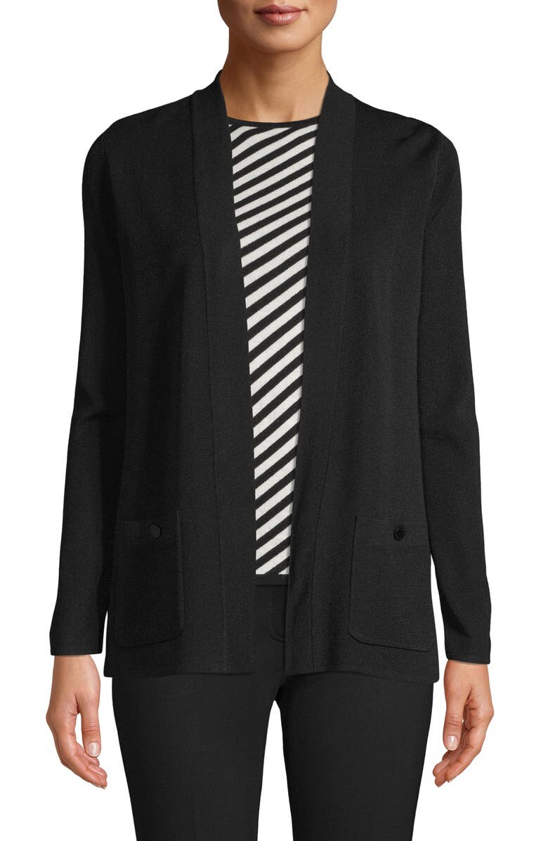 

Кардиган Malibu с открытым передом ANNE KLEIN, черный
