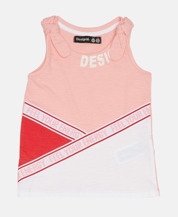 

Майка Desigual, розовый