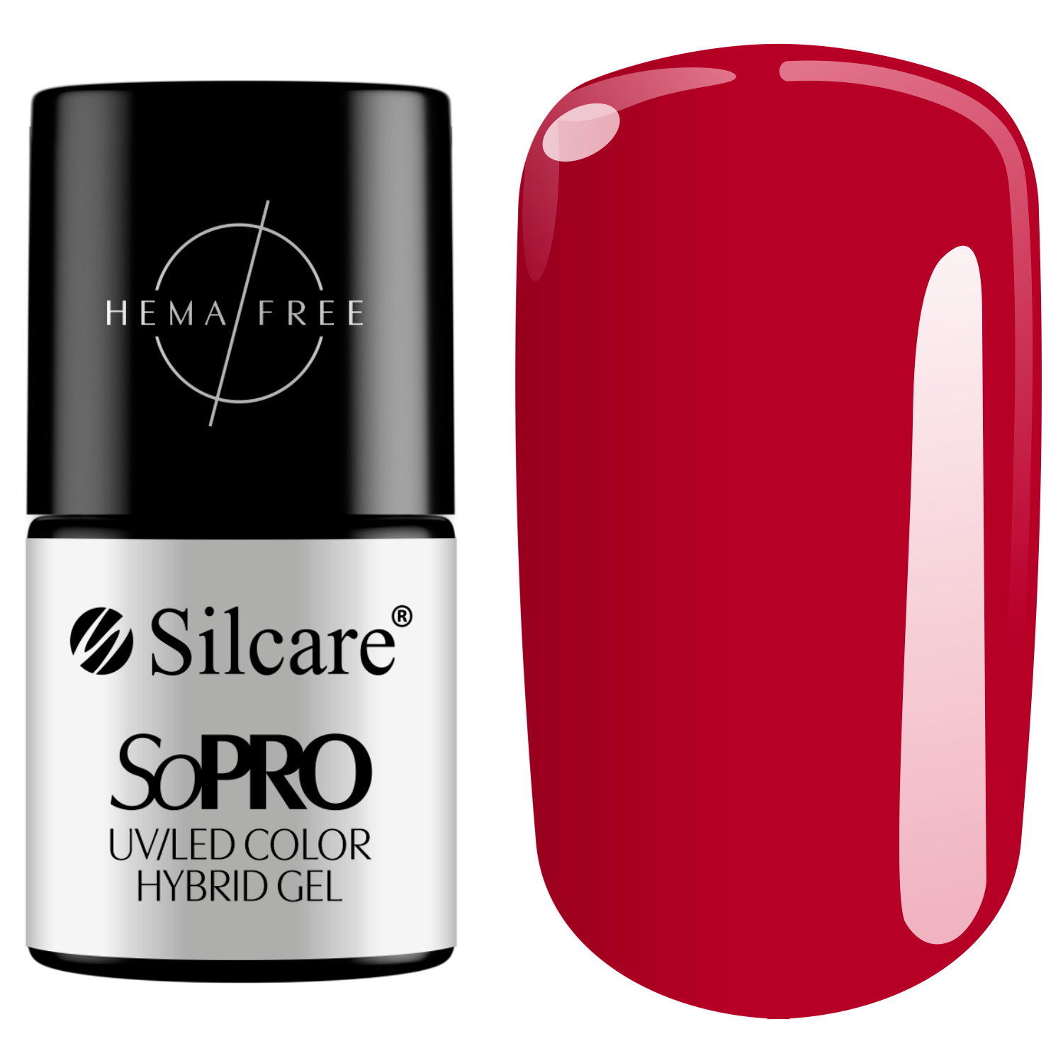 Гибридный лак для ногтей 016 Silcare Sopro Rich Color, 7 гр