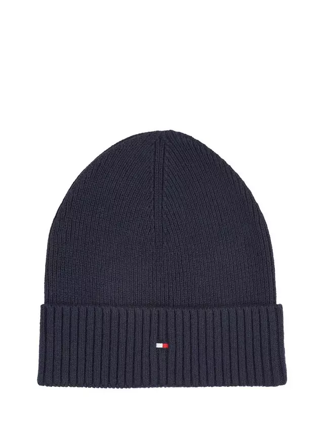 

Шапка Tommy Hilfiger TH Flag Cotton, цвет space/blue