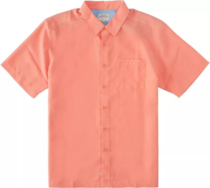 

Мужская рубашка с коротким рукавом Quiksilver Waterman Centinela 4, персиковый
