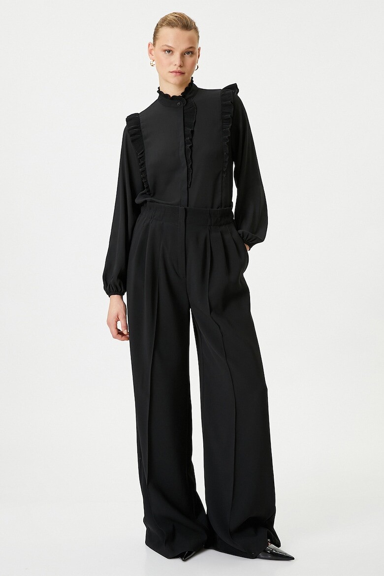 

Рубашка со складками Koton, черный