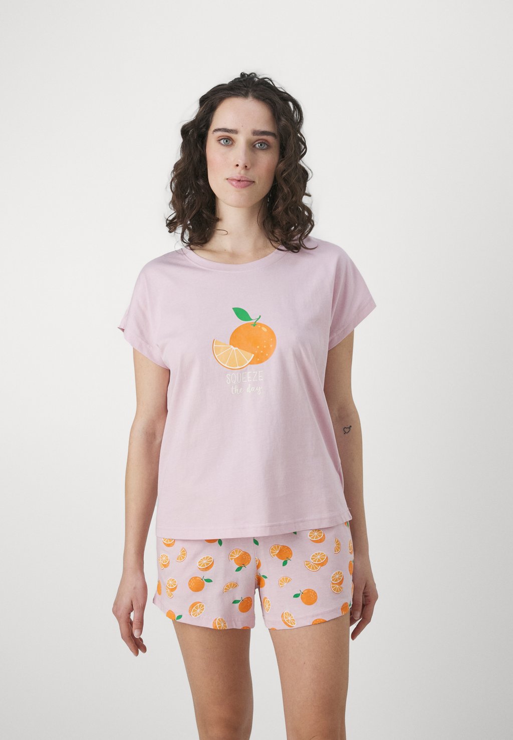 Комплект одежды для сна VD FRUITS SHORTY SET LASCANA, цвет lilac/orang