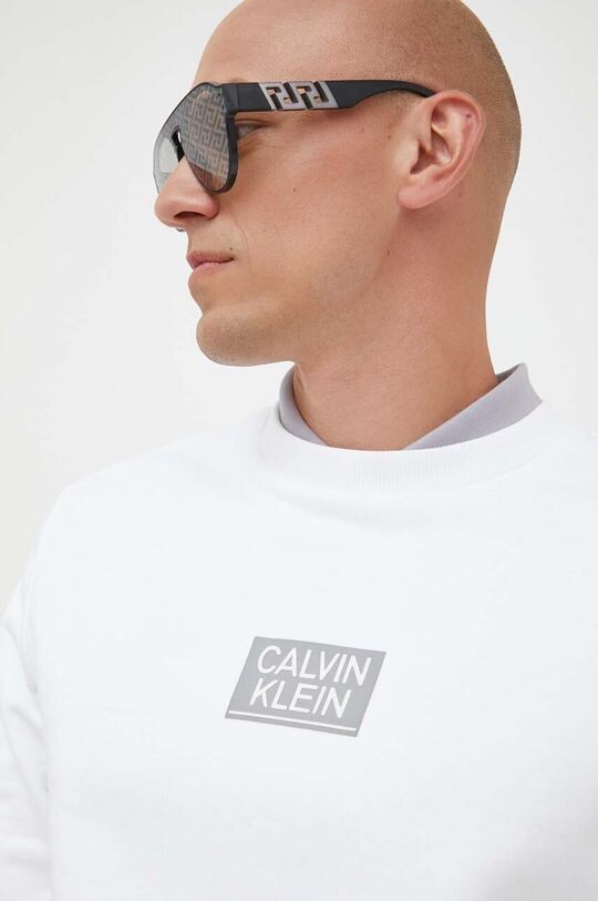 

Хлопковая толстовка Calvin Klein, белый