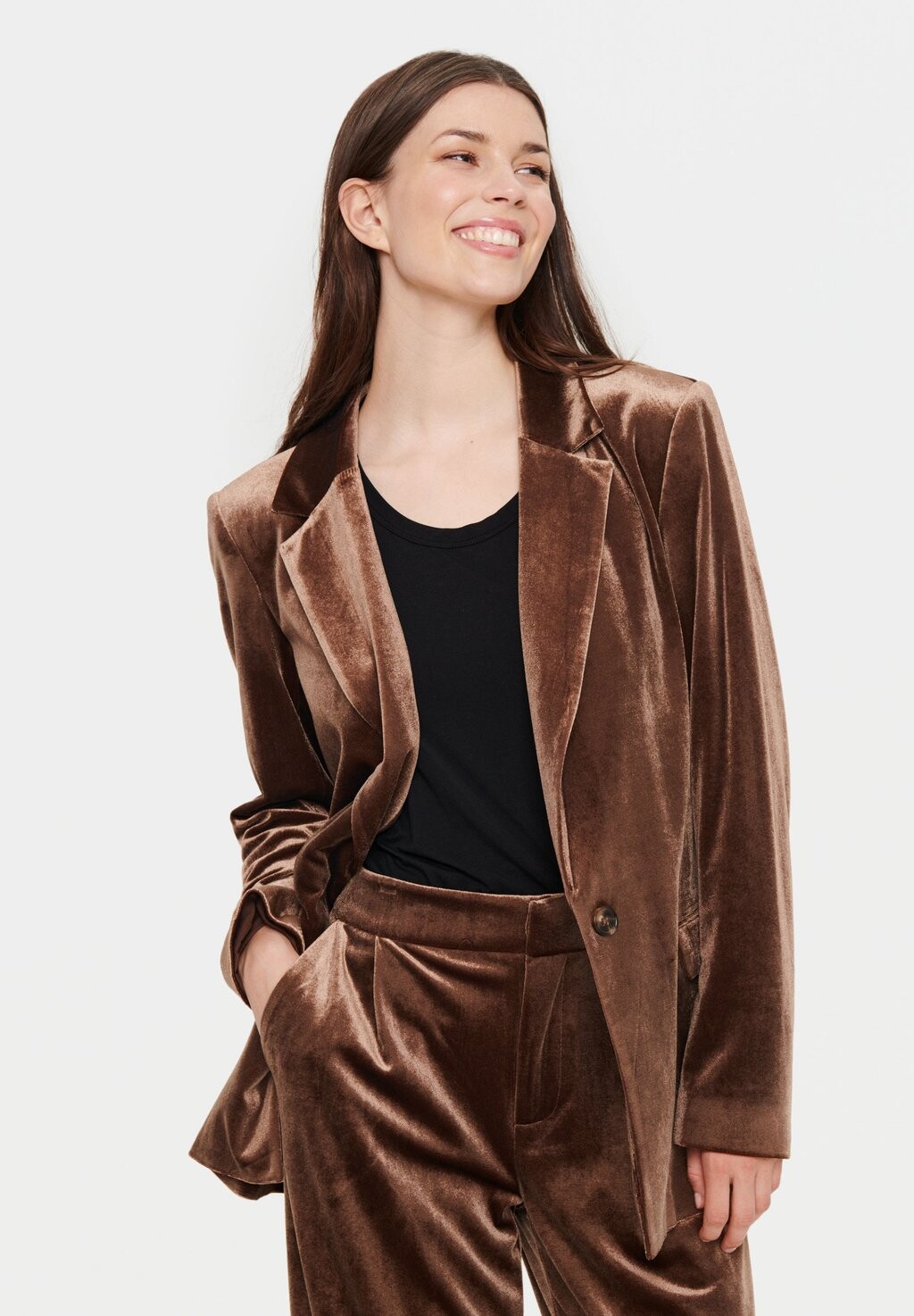 

Блейзер Saint Tropez, цвет chocolate brown
