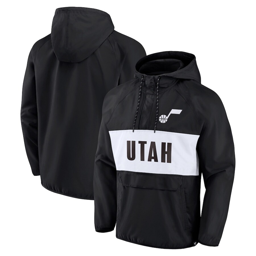 

Толстовка на молнии Fanatics Branded Utah Jazz, черный