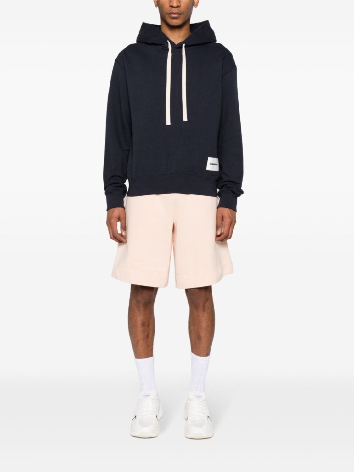 

Jil Sander худи с кулиской, синий