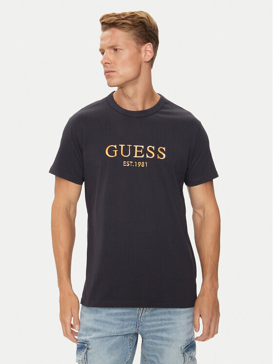 

Футболка стандартного кроя Guess, синий