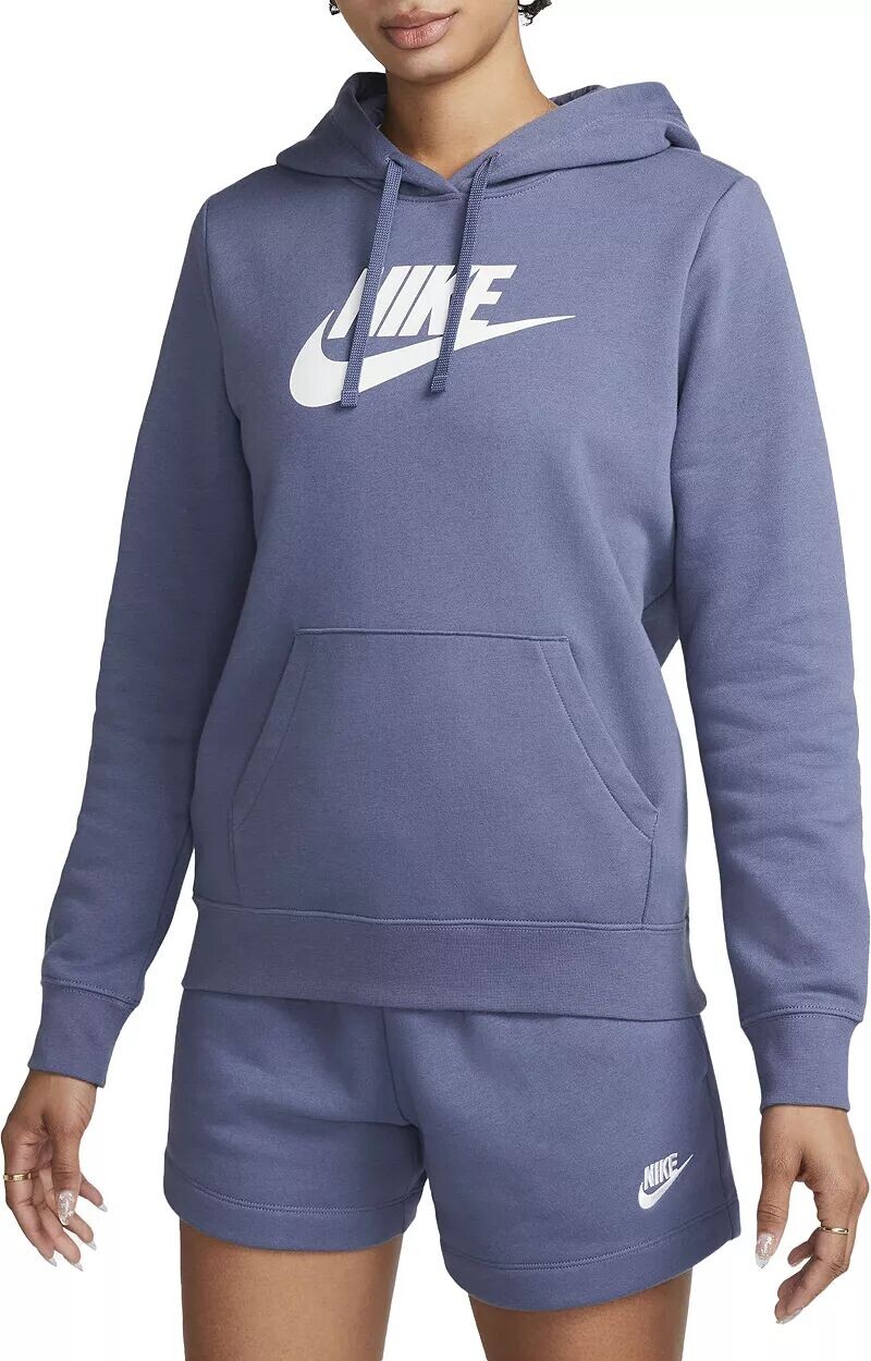 

Женский флисовый пуловер с логотипом Nike Sportswear Club с капюшоном