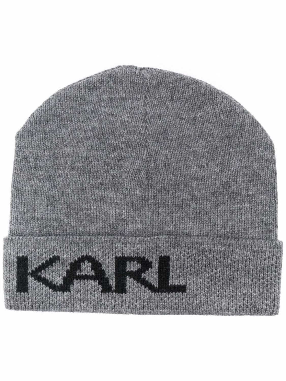 

Karl Lagerfeld шапка бини с логотипом, серый