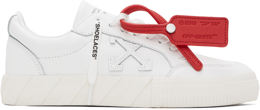 

Off-White Белые вулканизированные кроссовки