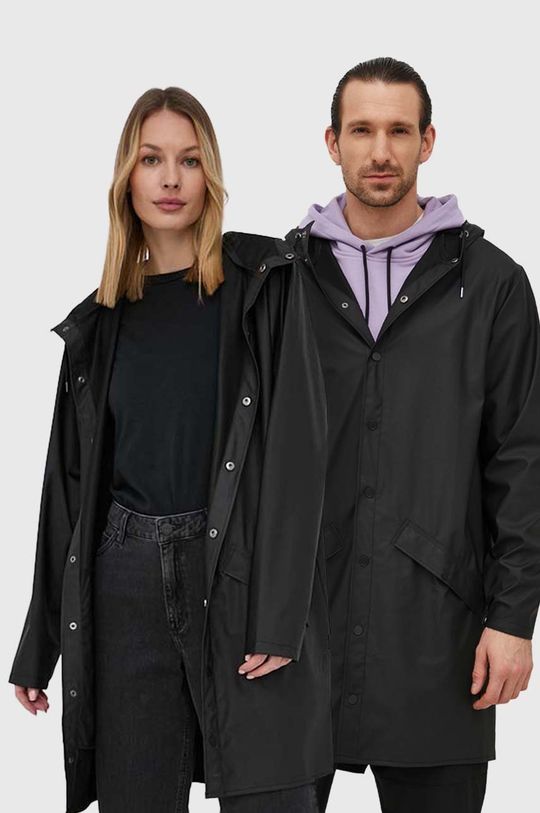 Куртка от дождя 12020 Длинная куртка Rains, черный