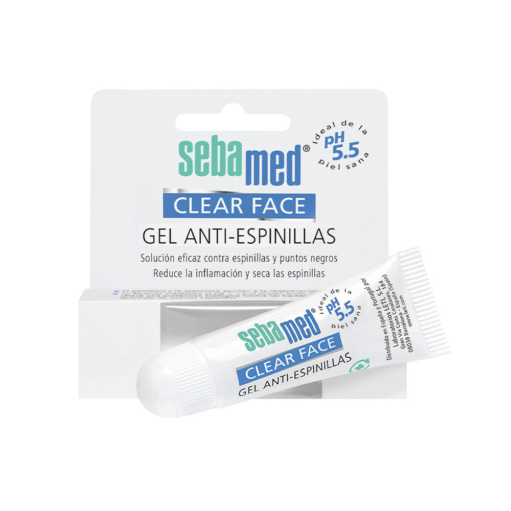 Крем для лечения кожи лица Clear face gel anti-espinillas Sebamed, 10 мл phisoderm clean очищающее средство против прыщей для кожи склонной к акне 177 мл 6 жидк унций