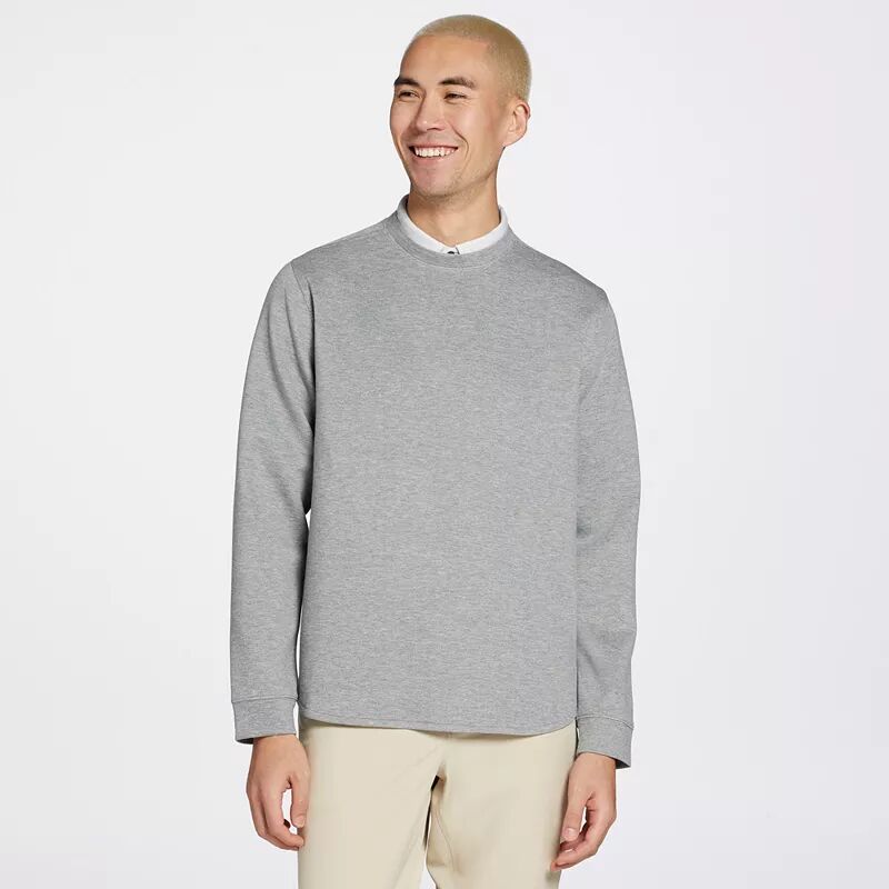 Мужской флисовый пуловер для гольфа Vrst Pinnacle с круглым вырезом