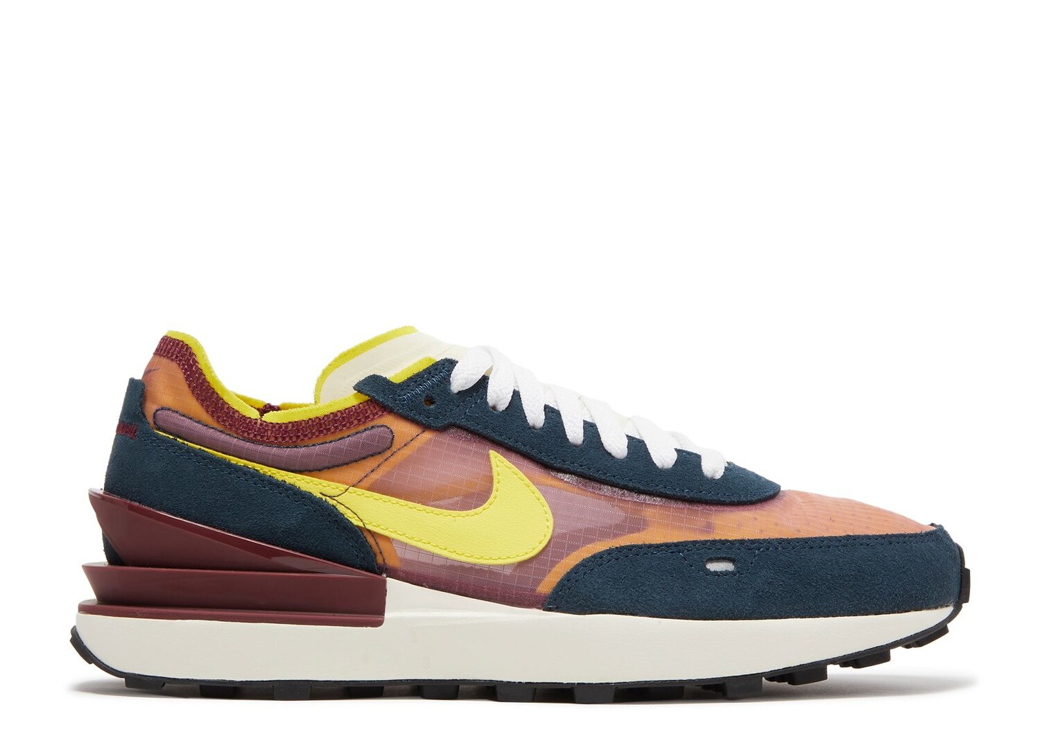 

Кроссовки Nike Waffle One Se 'Dark Beetroot Yellow Strike', красный