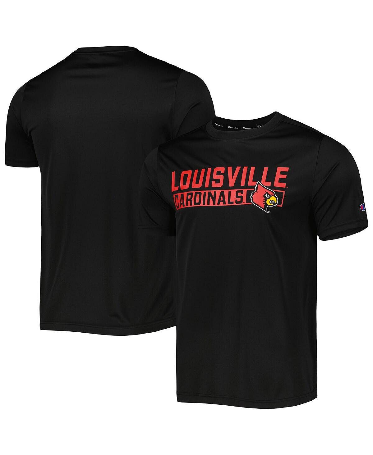 

Мужская черная футболка Louisville Cardinals Impact Knockout Champion, Черный