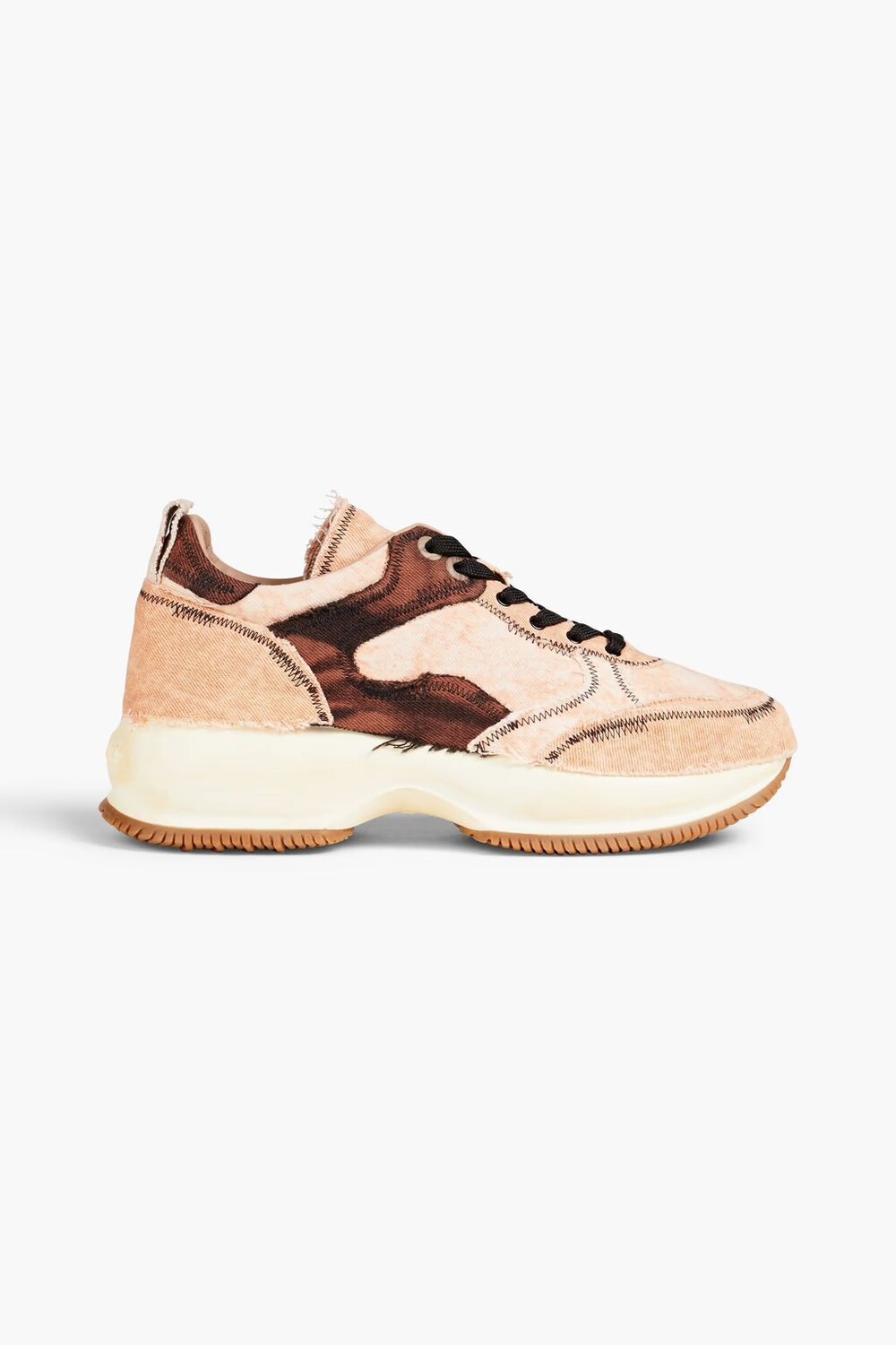 

Парусиновые кроссовки Hogan, цвет Blush