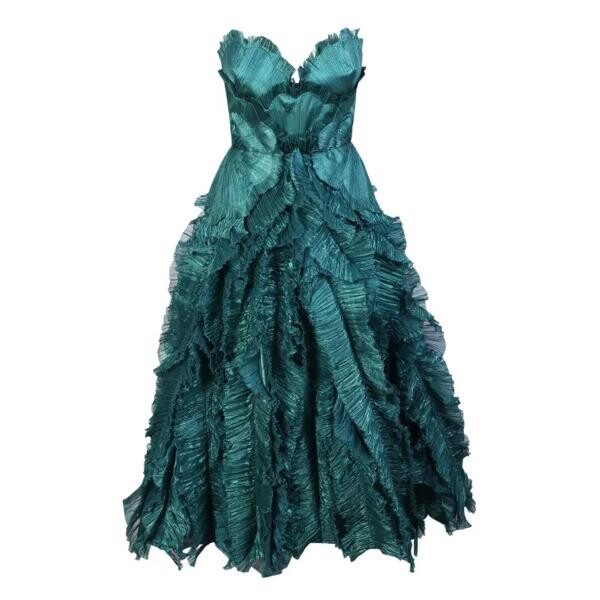 

Платье teal lunara dress Maria Lucia Hohan, синий