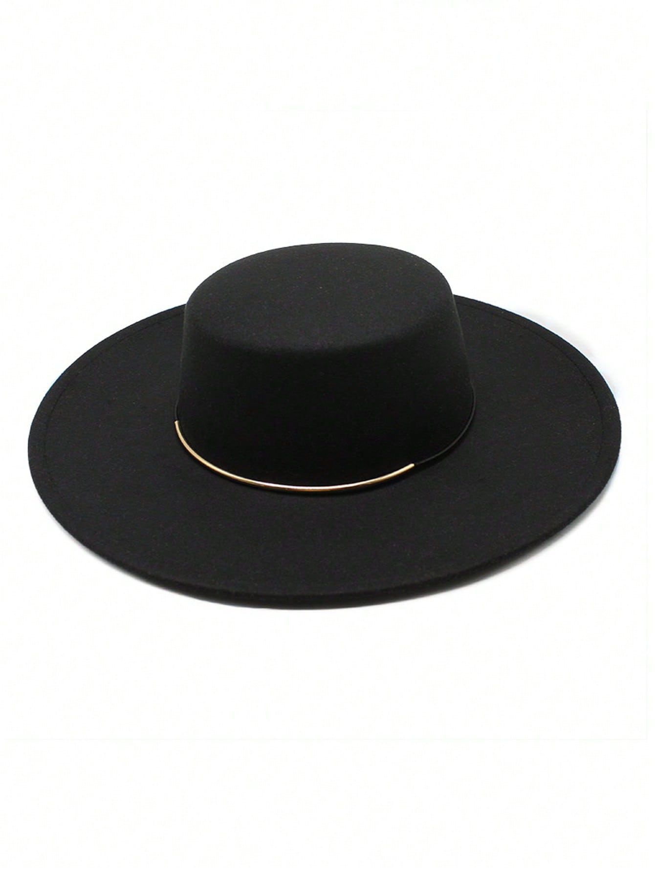 Новая утолщенная мужская фетровая шляпа из шерсти, черный