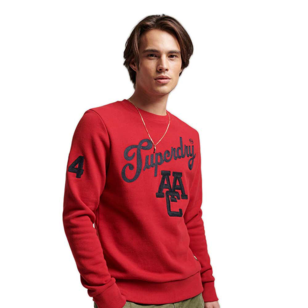 

Толстовка Superdry Vintage Collegiate Crew, красный