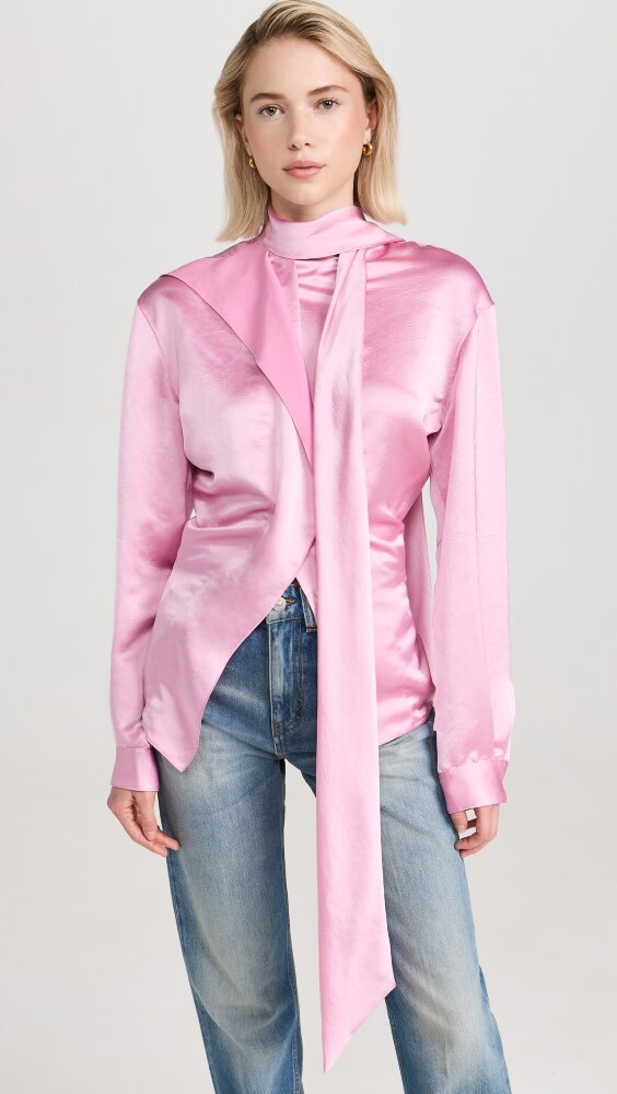 

Блуза Victoria Beckham Scarf Neck