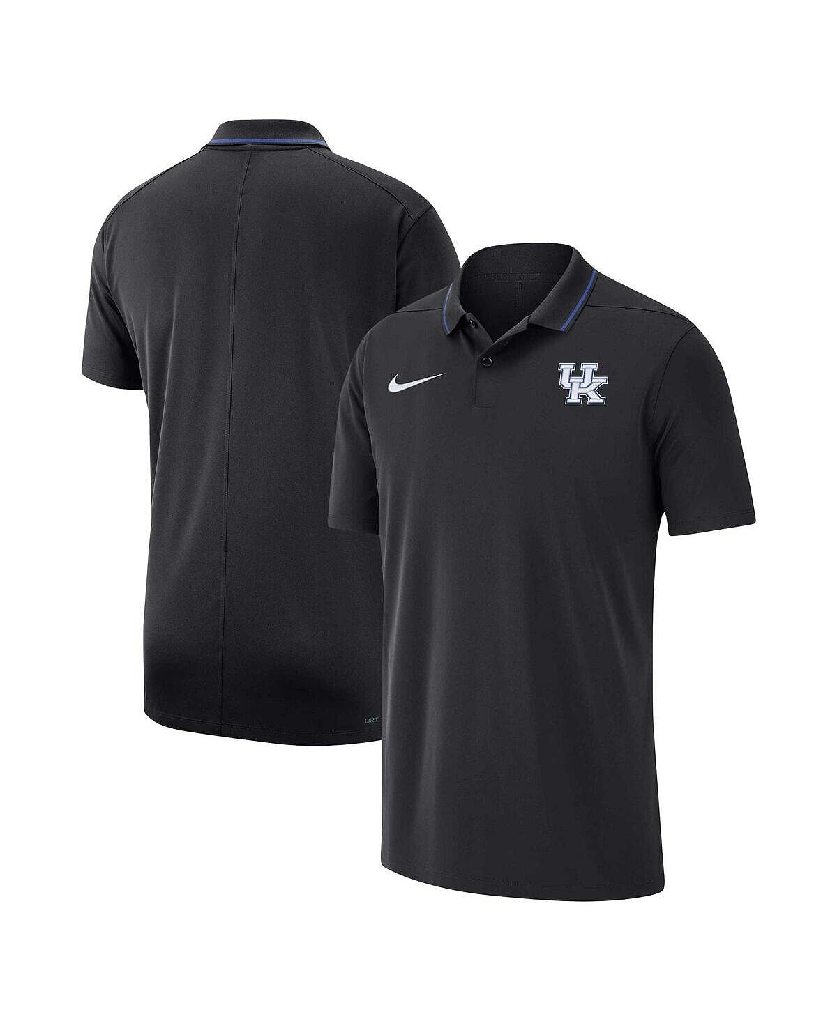 

Мужская черная рубашка-поло Kentucky Wildcats 2023 Coaches Performance Nike