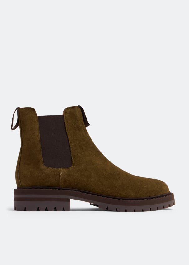 

Ботинки Common Projects Suede Chelsea, зеленый