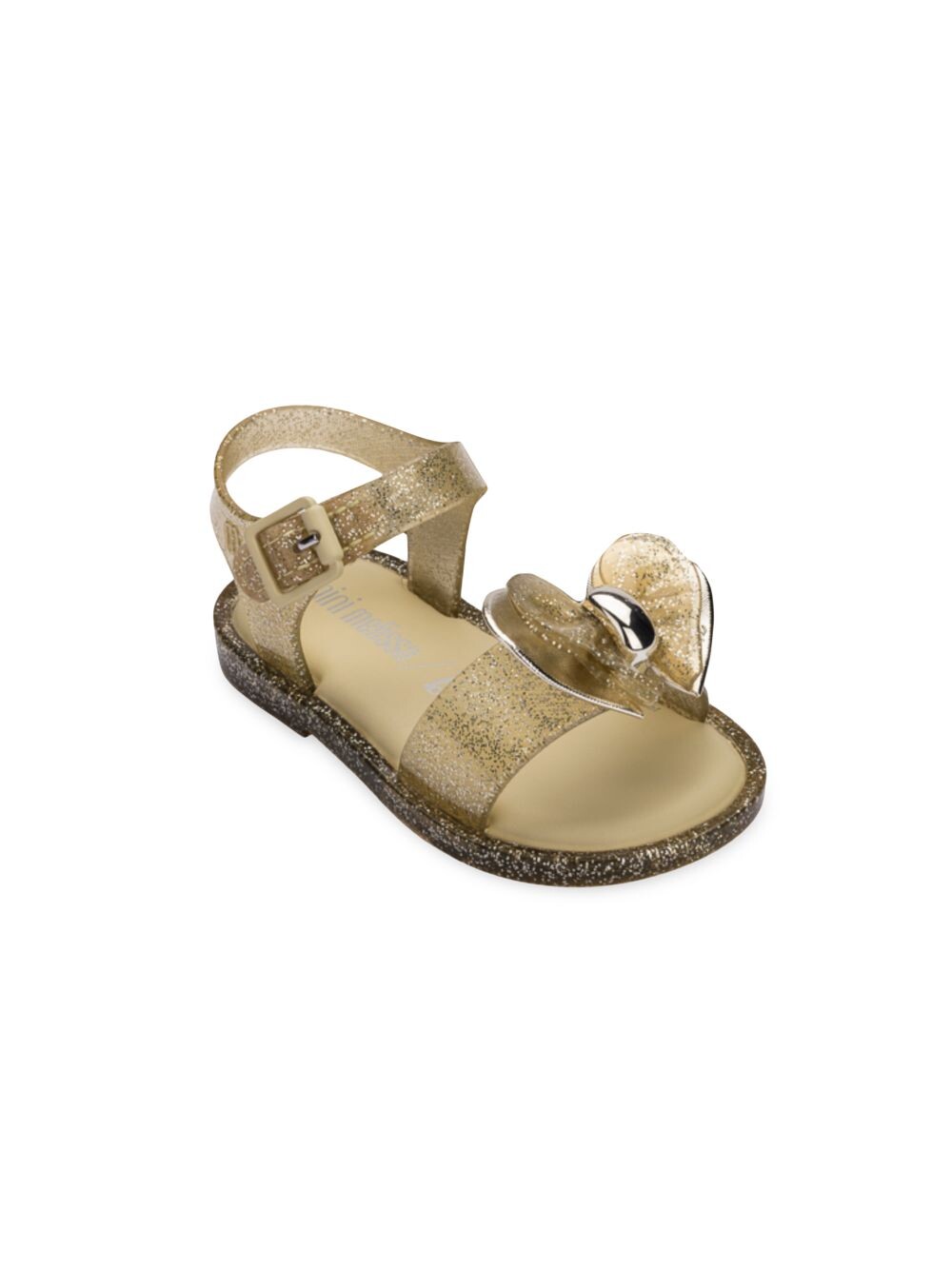 

Сандалии Mini Mar Barbie для маленьких девочек и маленьких девочек Mini Melissa, золотой