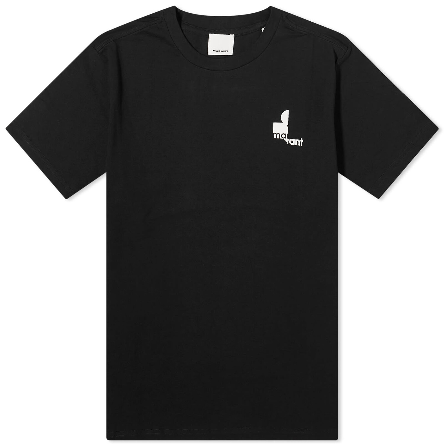 

Футболка Isabel Marant Zafferh Inverted Logo, черный