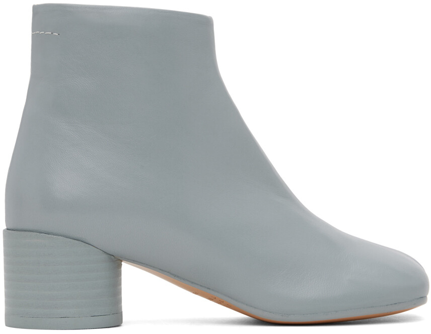 

Синие анатомические ботильоны MM6 Maison Margiela, Синий