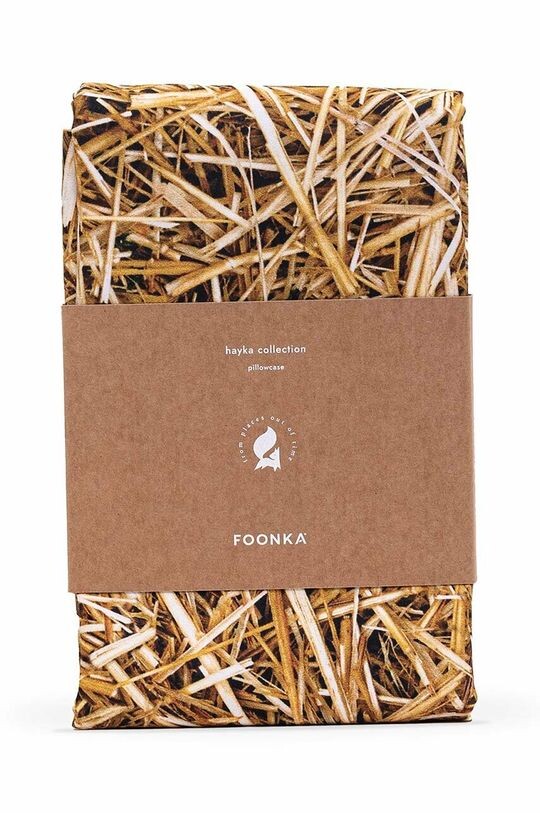 

Наволочка Straw 40x40 см Foonka, желтый