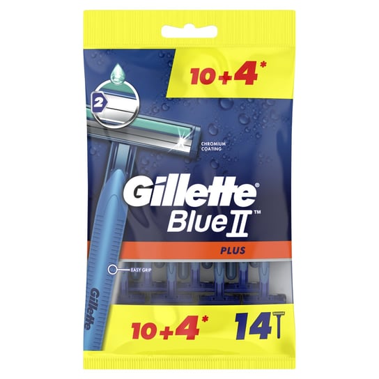 Одноразовые мужские бритвы, 14 шт. Gillette Blue II Plus