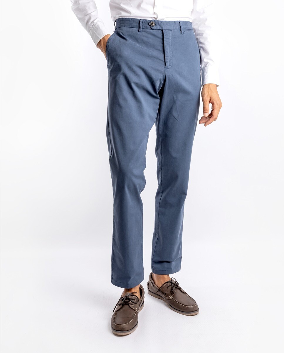 цена Обычные мужские брюки чинос темно-синего цвета Wickett Jones, темно-синий