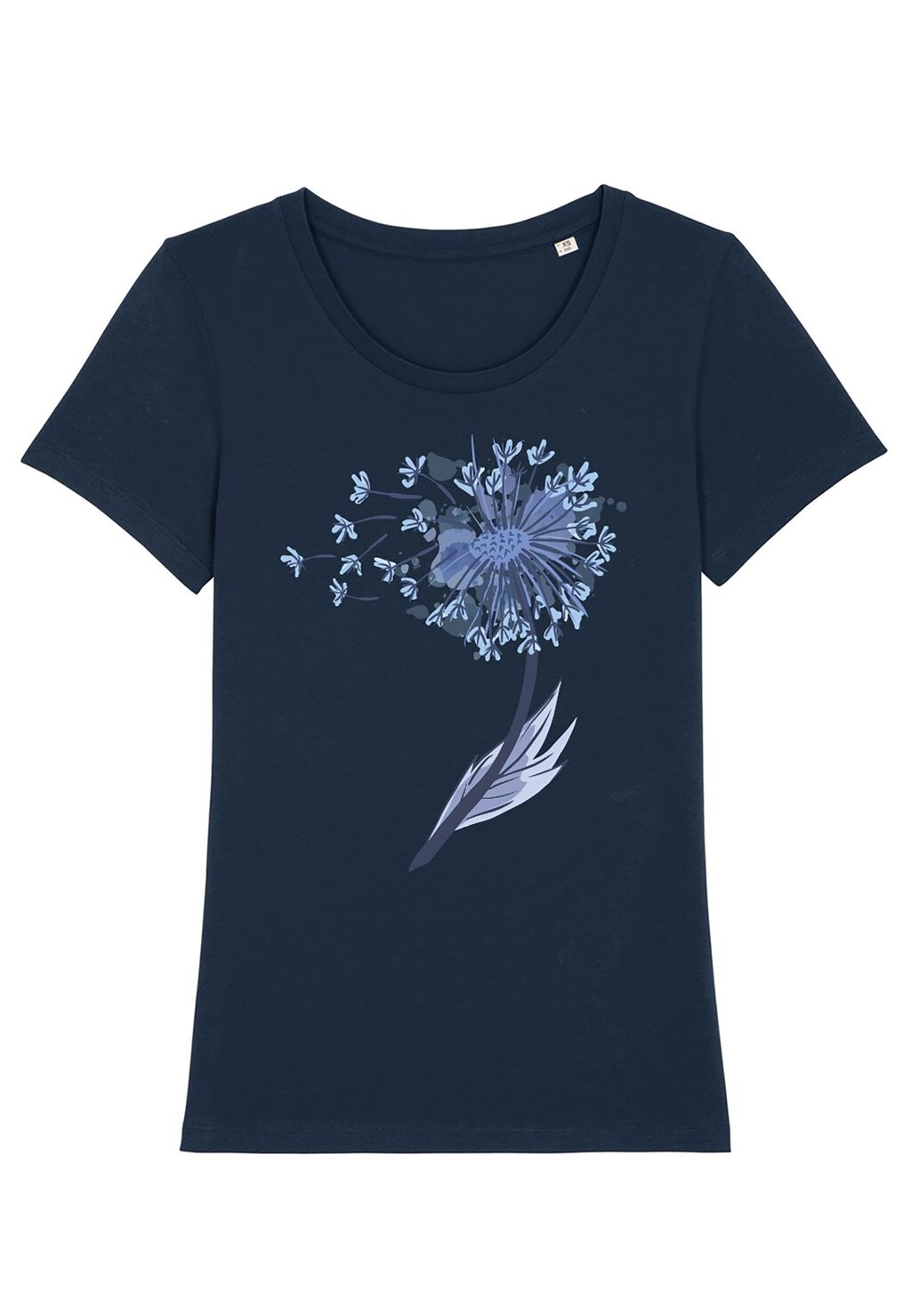 

Футболка с принтом DANDELION Watapparel, цвет french navy