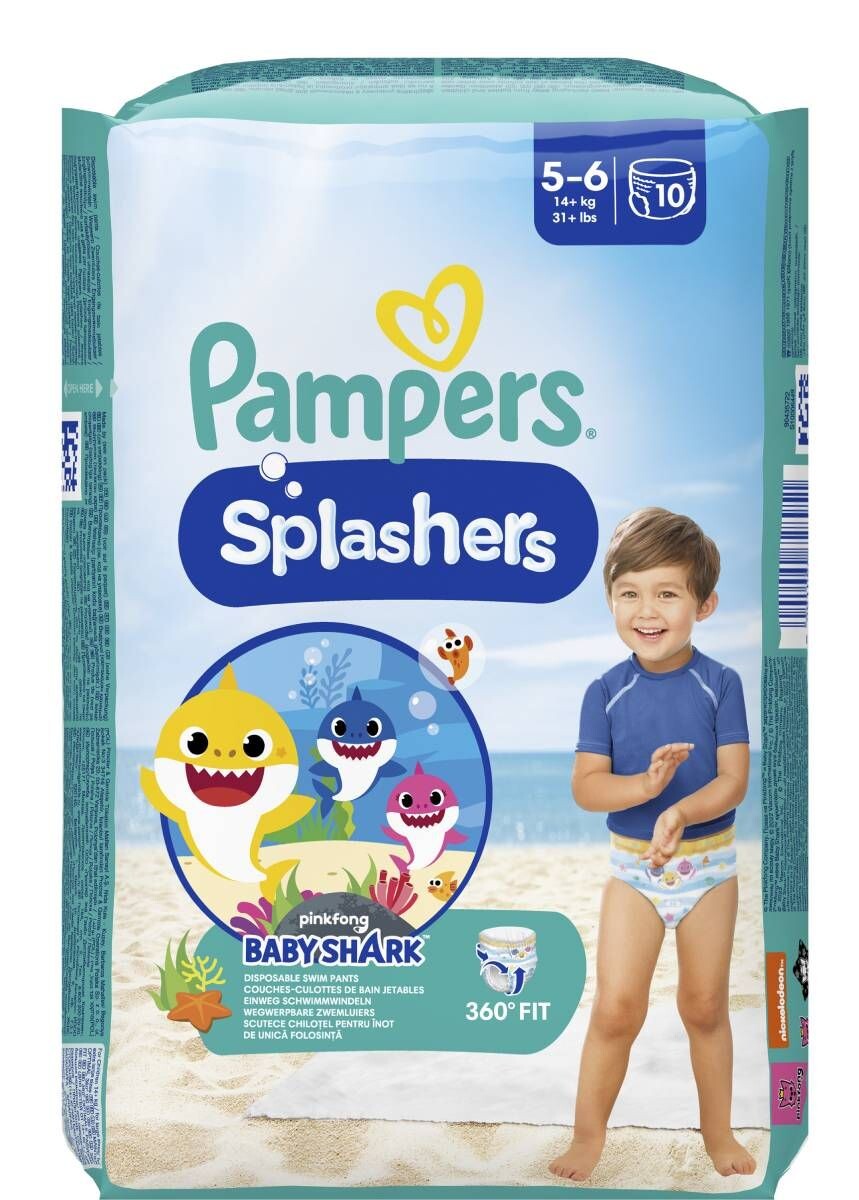 

Подгузники для плавания для детей Pampers Splashers (5), 10 шт