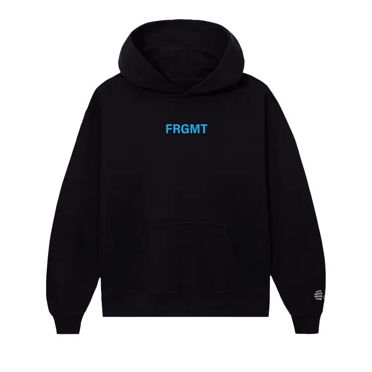 

Худи Anti Social Social Club x Fragment Design Logo 'Black', черный