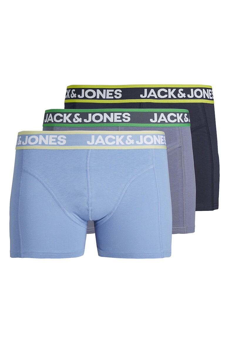 

Боксеры с логотипом на поясе - 3 пары Jack & Jones, черный