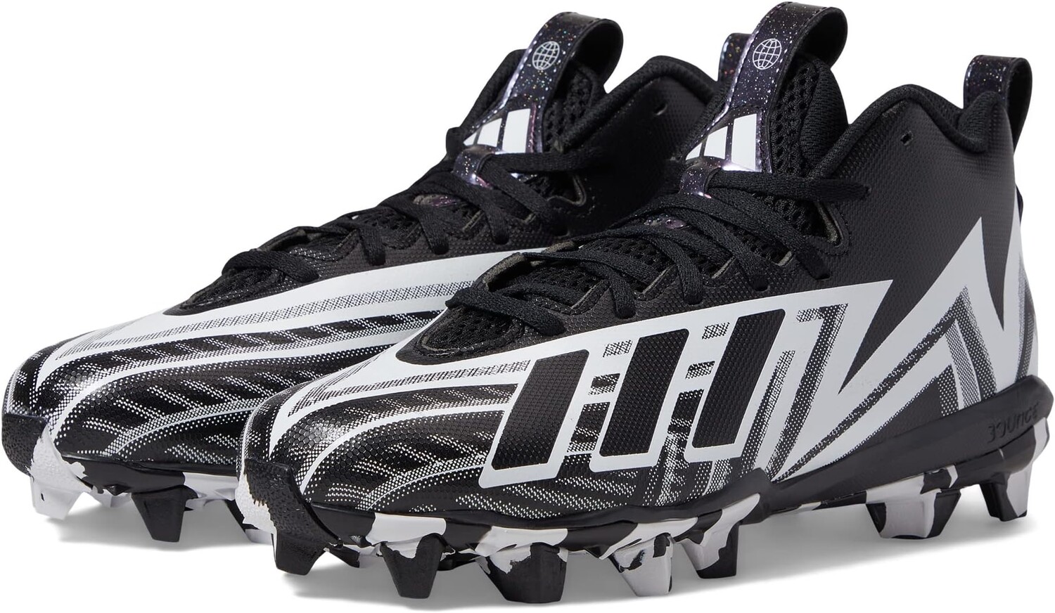

Бутсы Freak Spark MD 23 adidas, цвет Black/White/Black