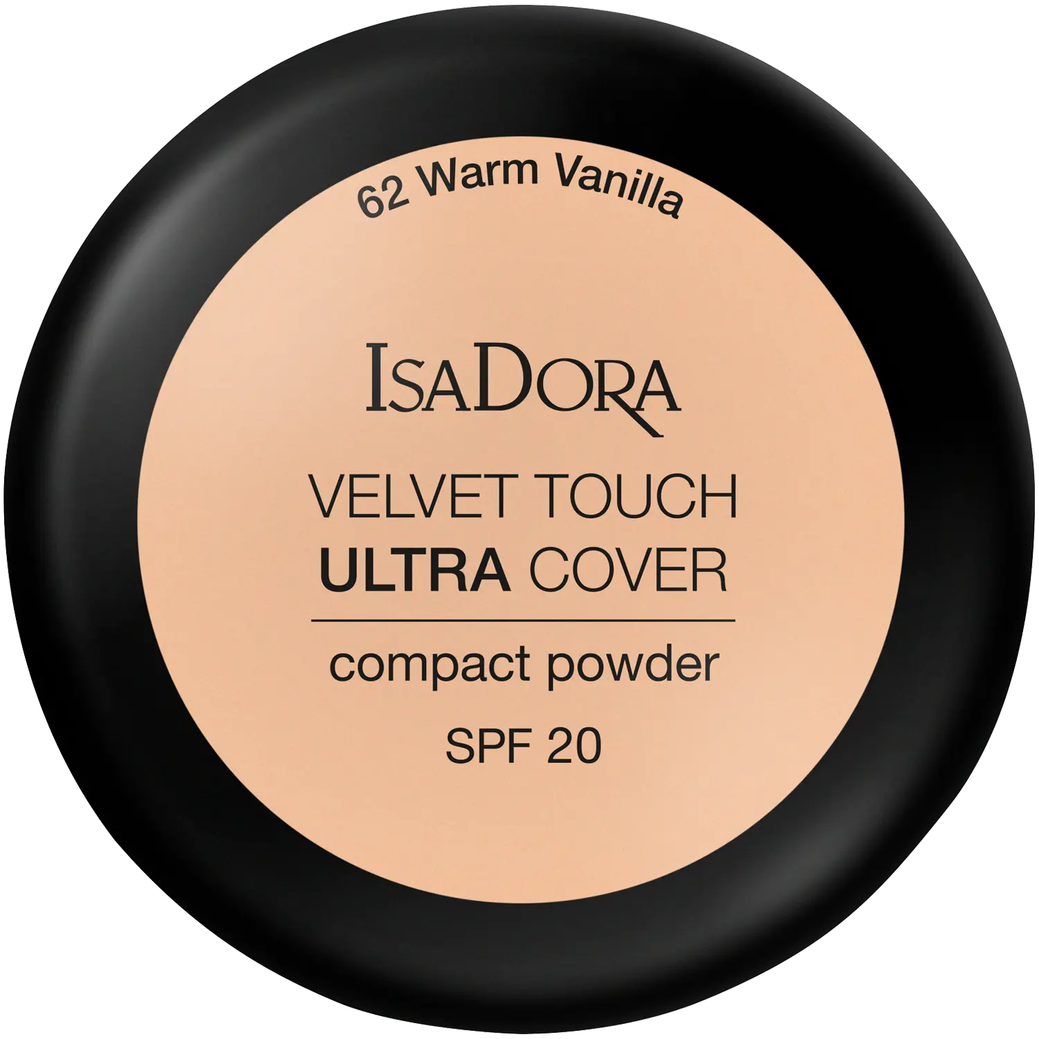 

Пудра для лица 62 теплая ваниль Isadora Velvet Touch Ultra Cover, 7,5 гр